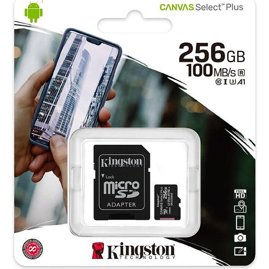 KINGSTON MicroSD 256GB 100Mb/s
