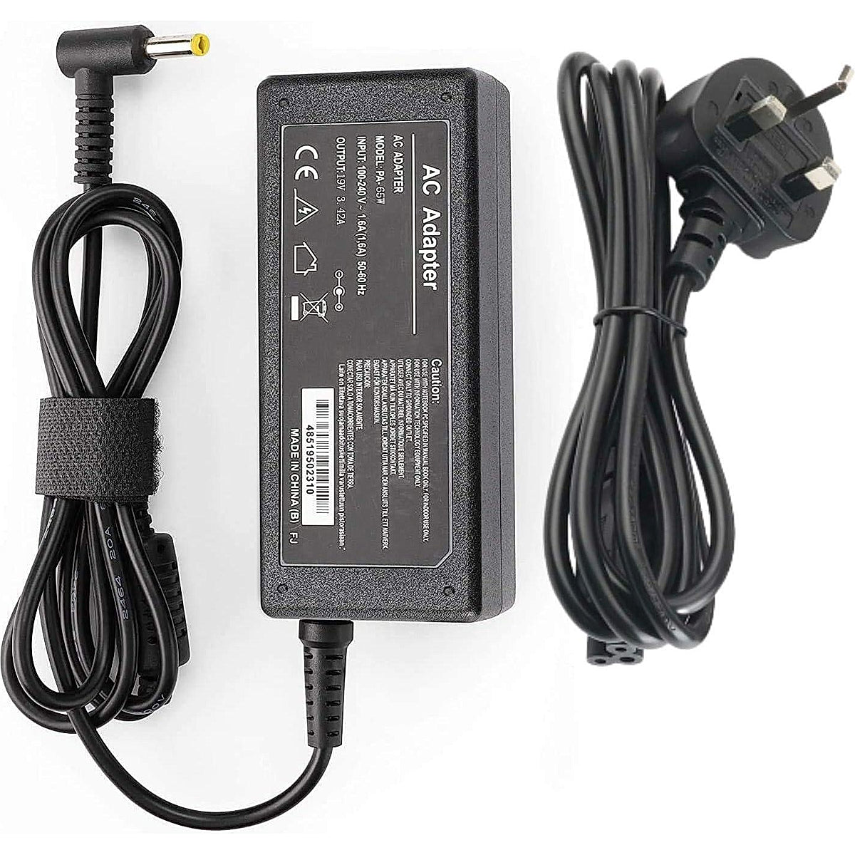 Laptop Charger Acer/Toshiba 19V Medium Black Tip