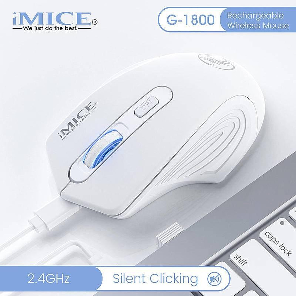 iMICE G-1800 2.4GHz Silent Wireless Mouse