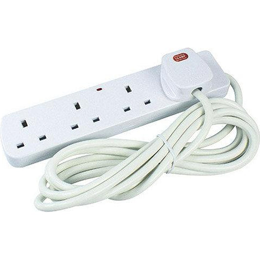 PowerPlus Extension Lead 4 Way 13A (250V AC) 2M