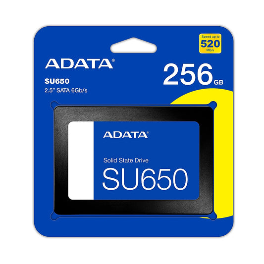 Adata Ultimate SU650, 2.5'' Sata SSD Drive 6Gb/s 256GB