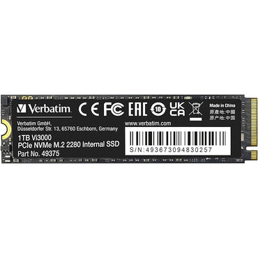 Verbatim Vi3000 512GB PCIe NVMe M.2 3.0