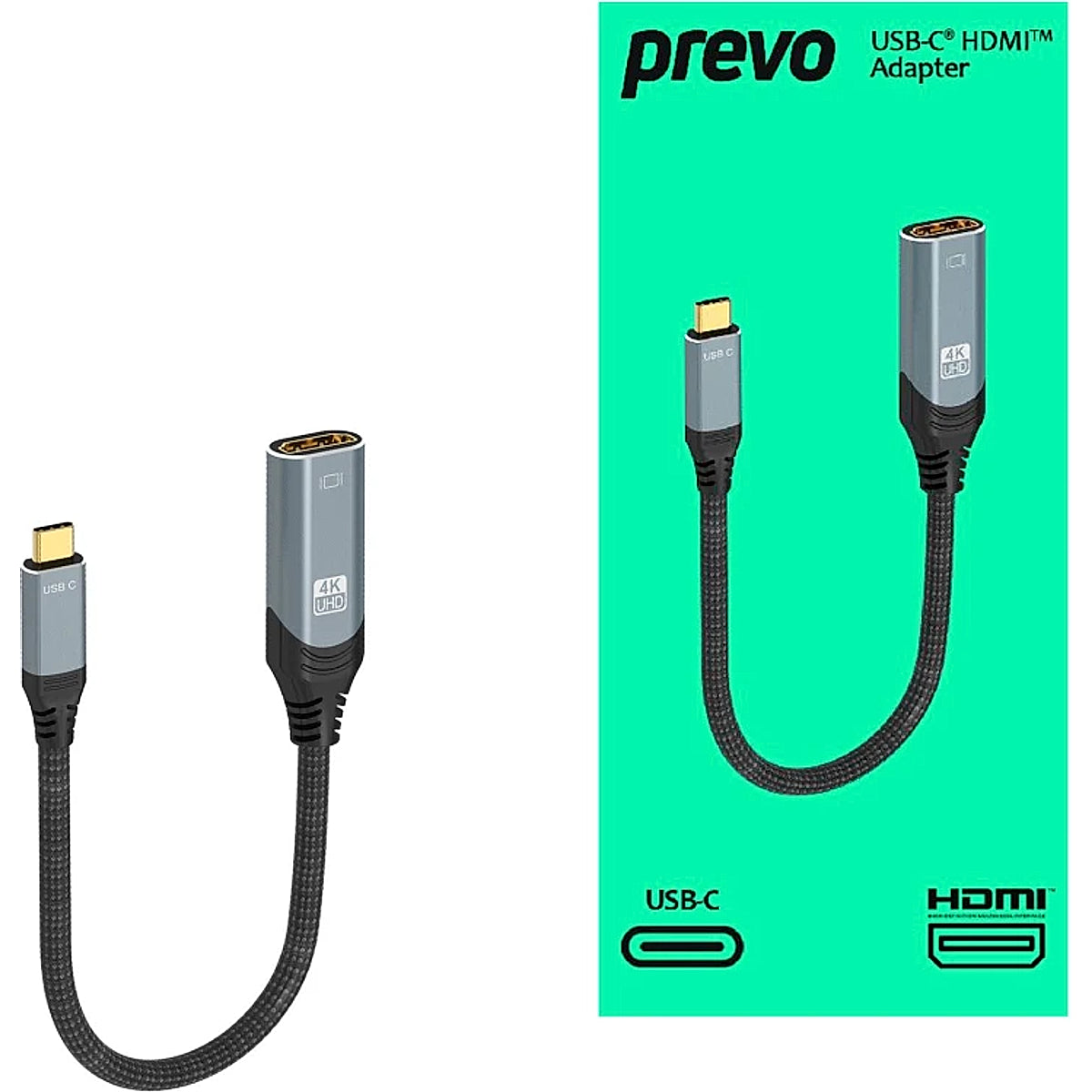 PREVO USB-C to HDMI Adapter