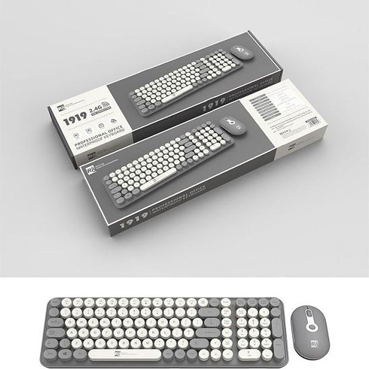 R8, 1919, Professional Office Waterproof Wireless Keyboard and Mouse Combo