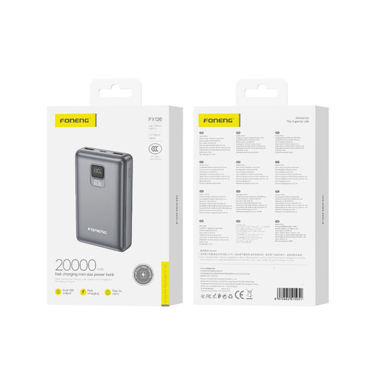 FONENG PX126 20000mAh Power Bank – 22.5W