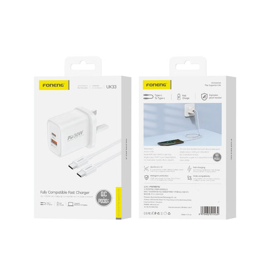 FONENG UK33 Fully Compatible Fast Charger 30w