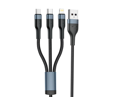 FONENG X51 12M 3 in 1 Fast Data Cable
