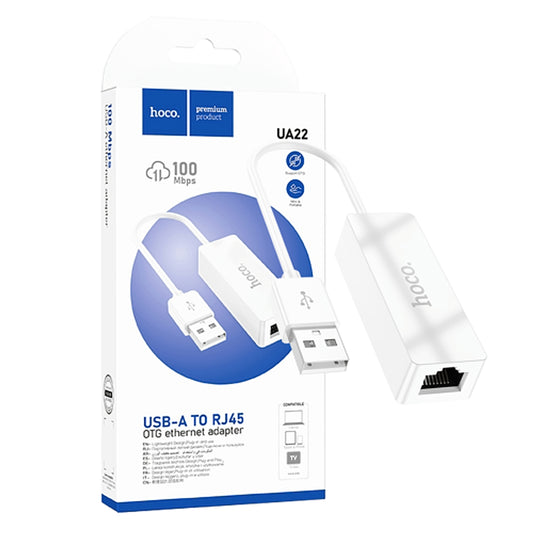 HOCO UA22 USB-A to RJ45 100Mbps