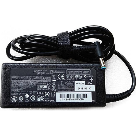 HP Laptop Charger 65W Small Black Tip