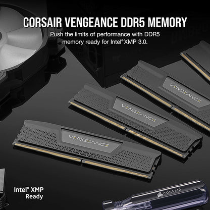 Corsair Vengeance DDR5 RAM 32GB 6000MHz | 2 × 16GB | Black Non-RGB