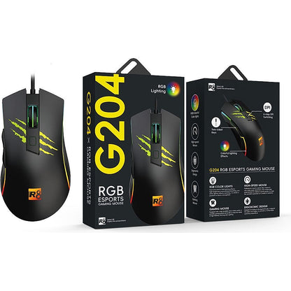 R8 G204 RGB Esports Gaming Mouse