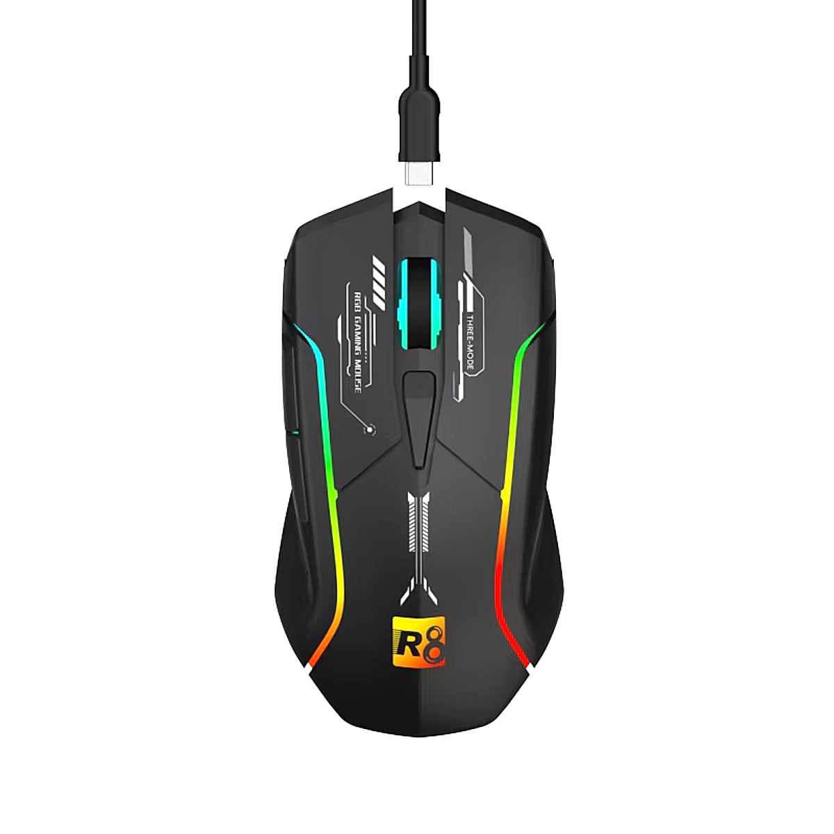 R8, G315, Rechargeable RGB Office and Gaming Mouse