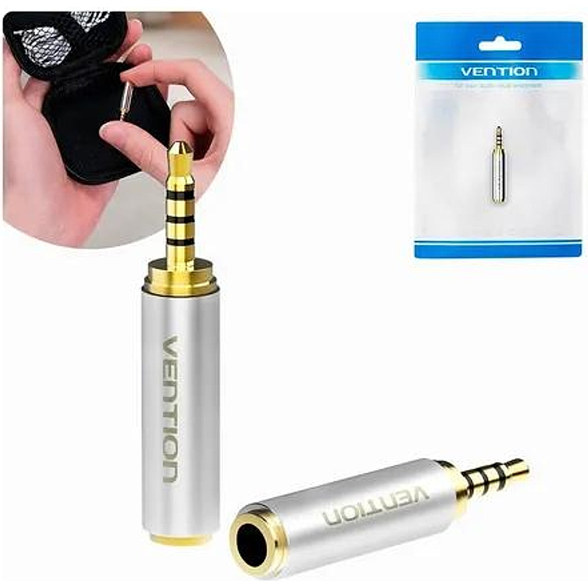 VENTION 2.5mm Male to 3.55 Female Audio Adapter