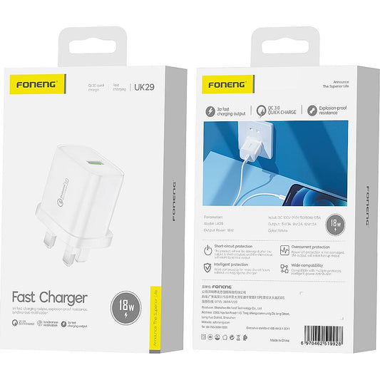 FONENG UK29 Fast Charger 18w