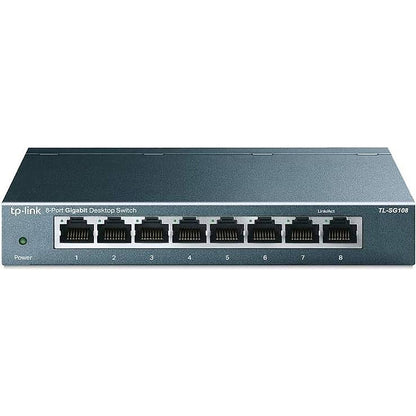 TP-Link, TL-SG108, 8-Port 10/100/1000 Mbps, Desktop Network Switch