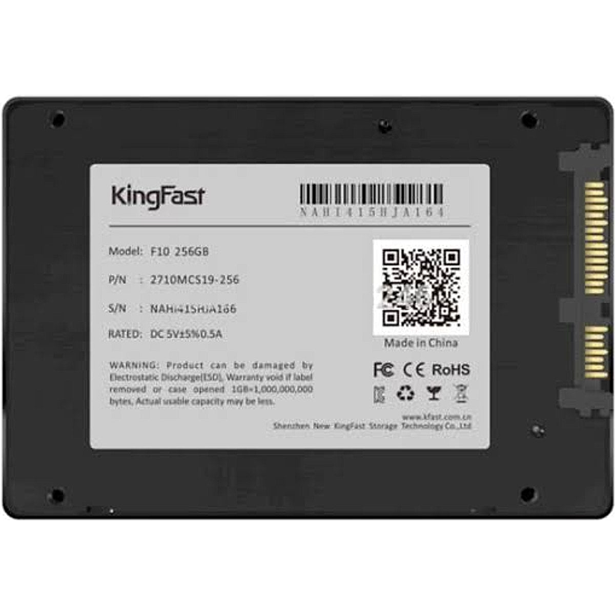 Kingfast F10 256GB Sata 3 2.5"