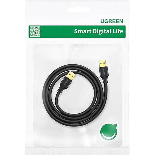 UGREEN, USB-A, 3.0 Male To Male Cable 1M - Black