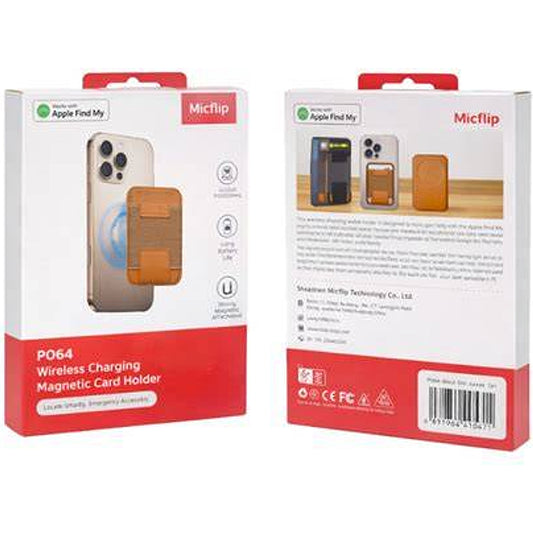 Micflip P064 Wireless Charging Magnetic Card Holder