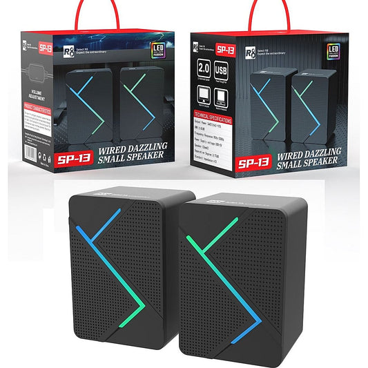 R8 SP-13 Wired Dazzling Small Speaker