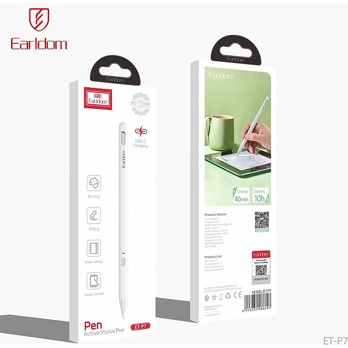 EARLDOM ET-P7 Pen Active Stylus Pen