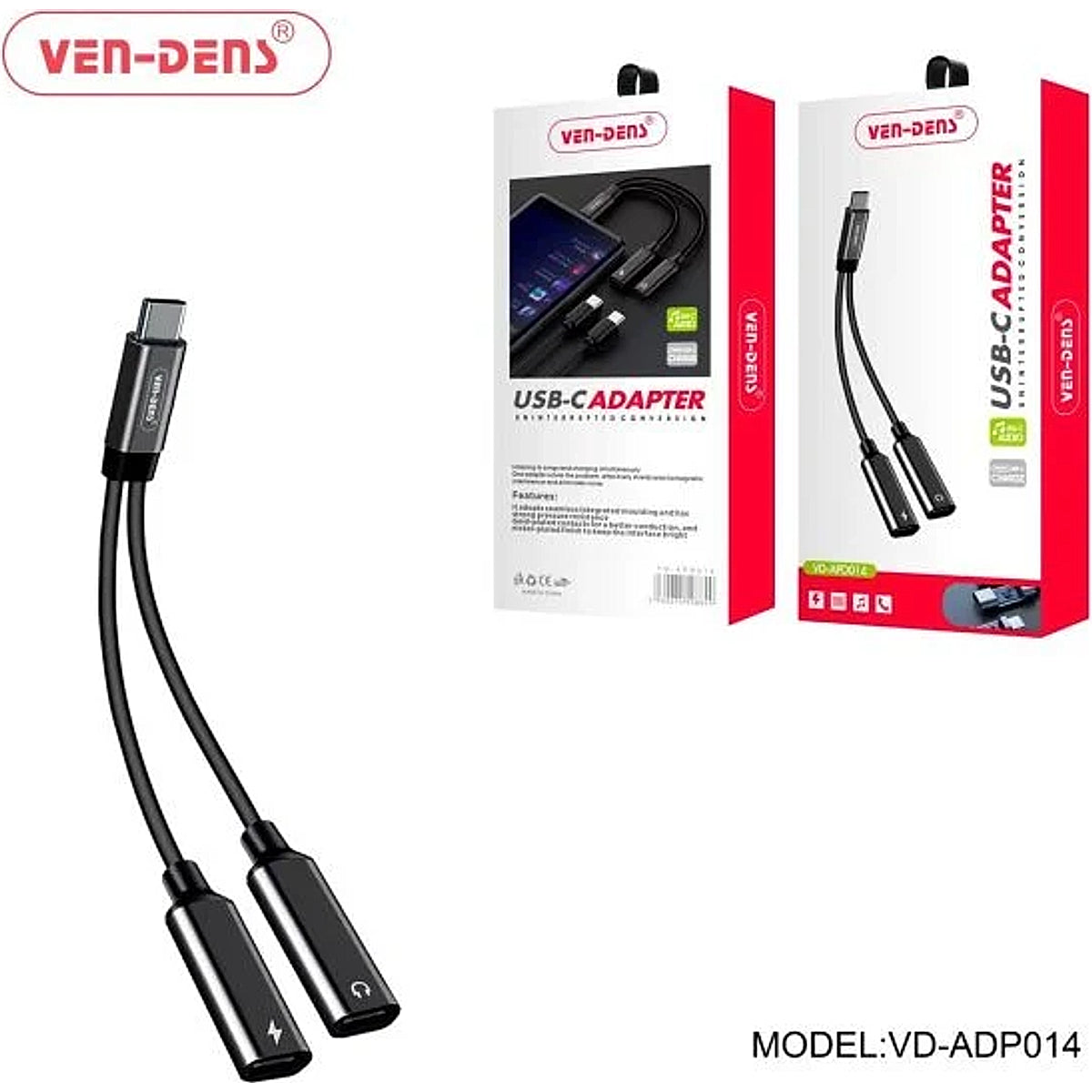 VEN-DENS VD-ADP014 USB-C Adapter