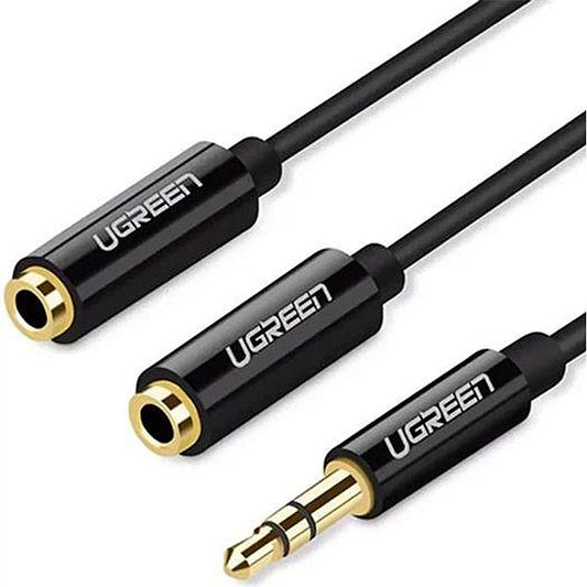 UGREEN 3.5mm Male to 2 Female Audio Cable 20cm