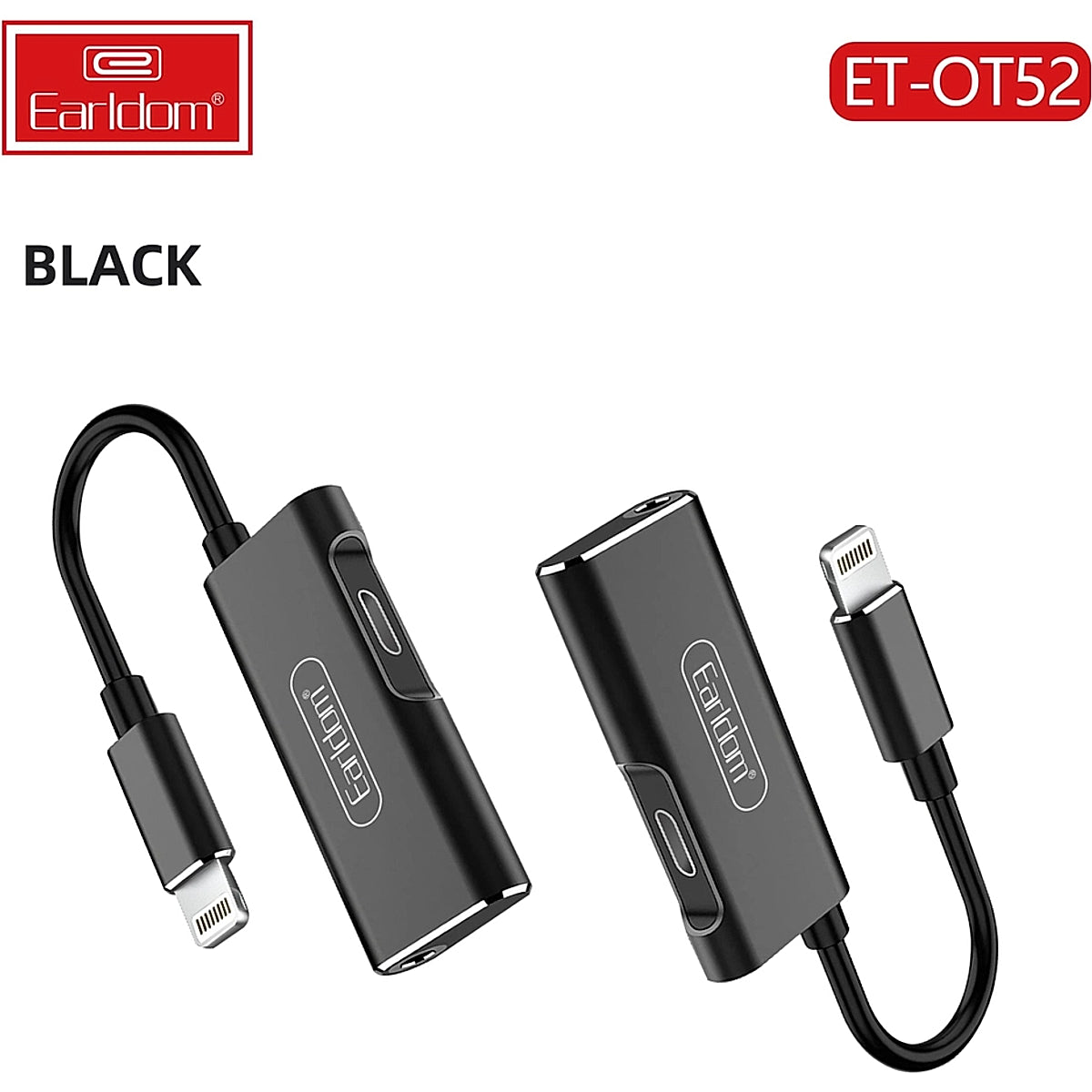 OT52 Lightning to 3.5mm AUX & Headset adapter