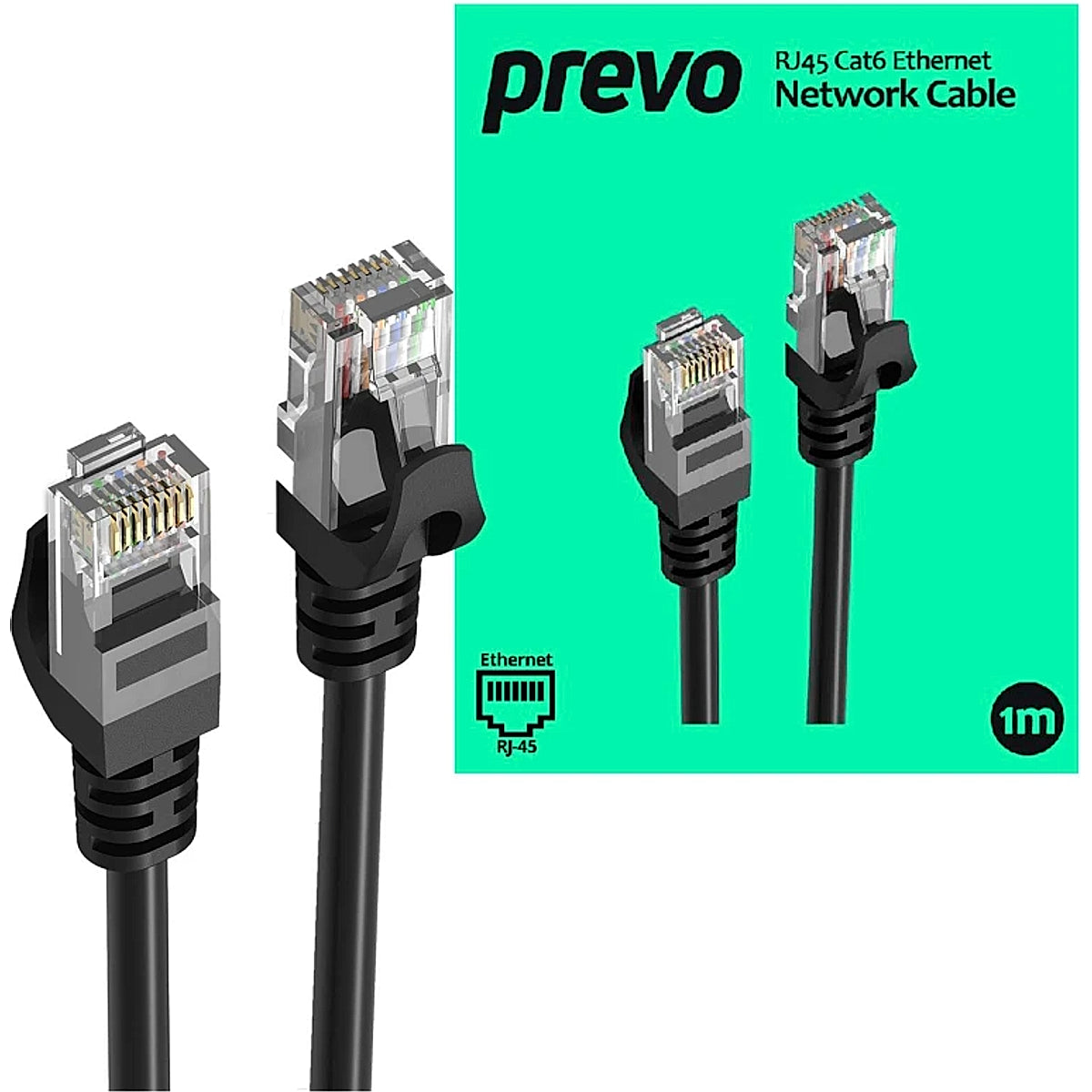 PREVO RJ45 CAT6 Network Cable 1M