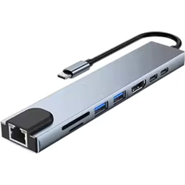 R8 AH-07 Type-C to HDTV 8 in 1 Adapter