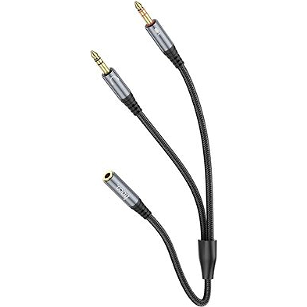 HOCO UPA21 2 in 1 3.5 Audio Adapter Cable Female to 2 Male