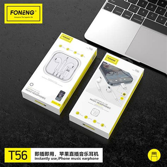FONENG T56 Lightning in-line Earphone