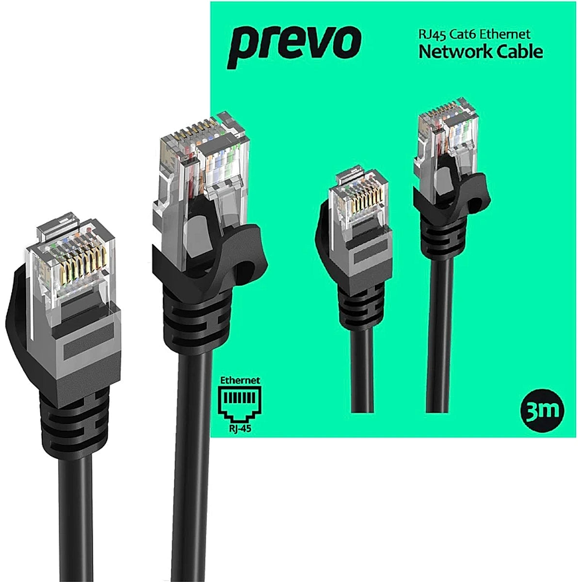 PREVO RJ45 CAT6 Network Cable 3M