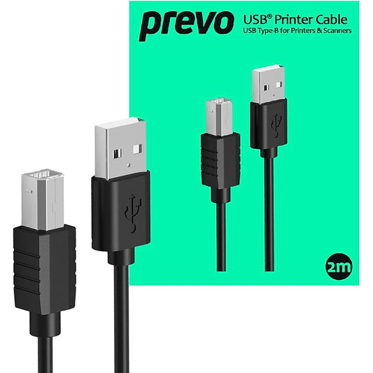PREVO USB Type-B for Printers & Scanners
