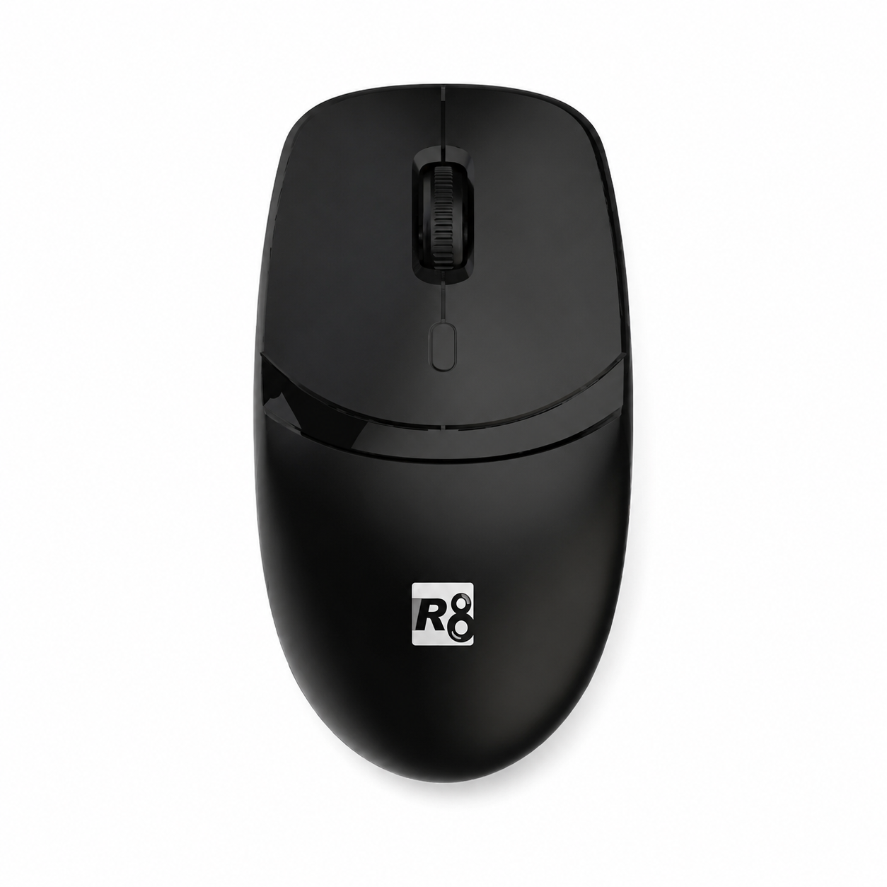 R8 G505 4D Dual-Mode Bluetooth & 2.4GHz Rechargeable, Silent Click, Type-C Wireless Mouse - Black
