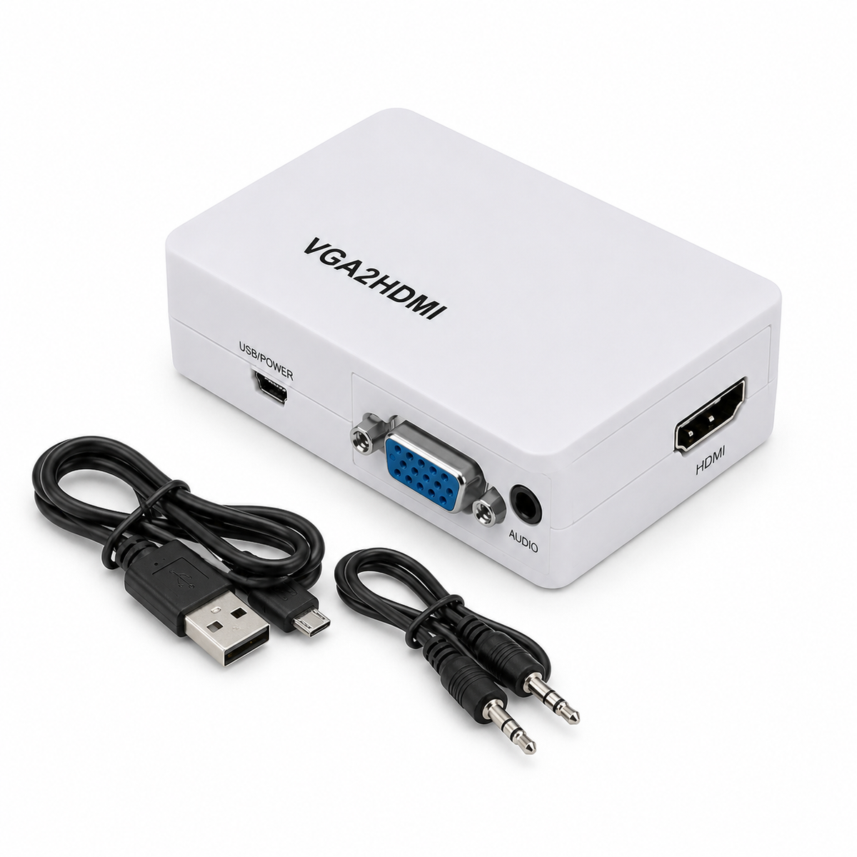 MAXAM HDMI to SVGA Converter with Audio & USB Power