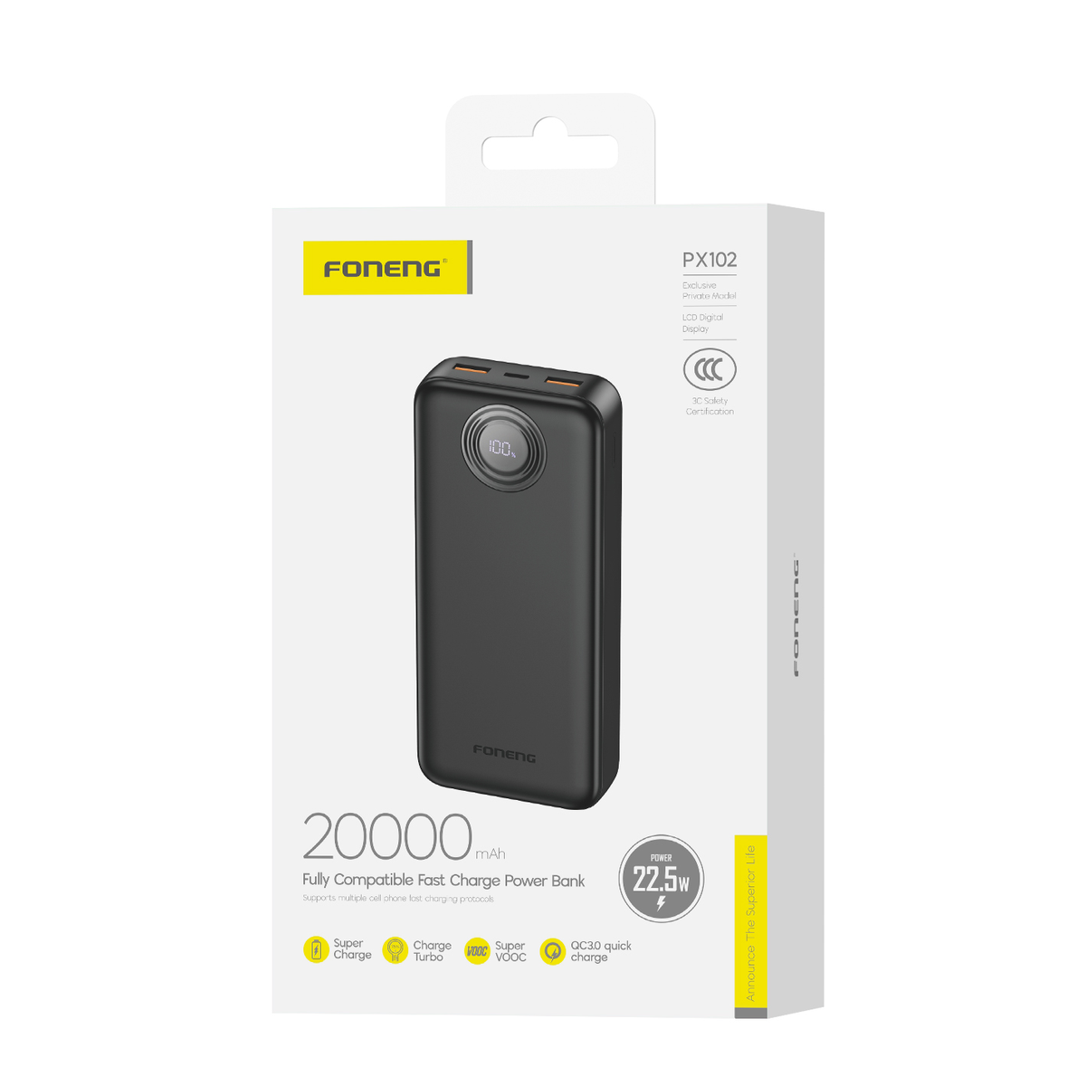 FONENG PX102 20000mAh Power Bank