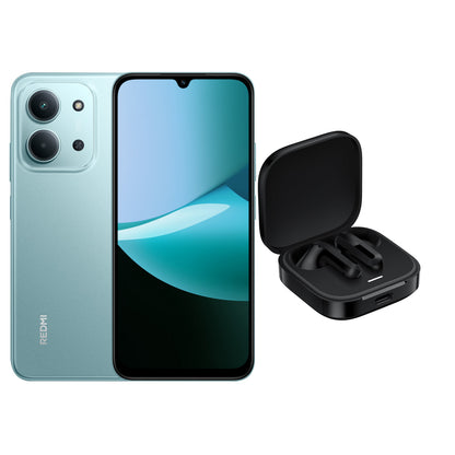 Redmi 15C 128 GB (Green) + Redmi Buds 6 Active (Black) Pack