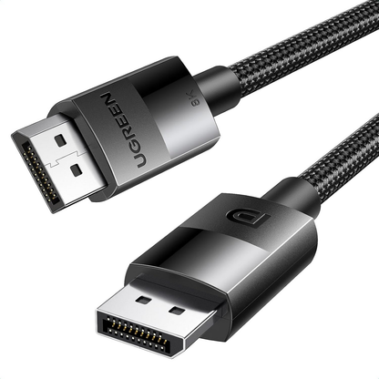 UGREEN, 8K DisplayPort 1.4 Braided Male to Male Cable - 1.5M