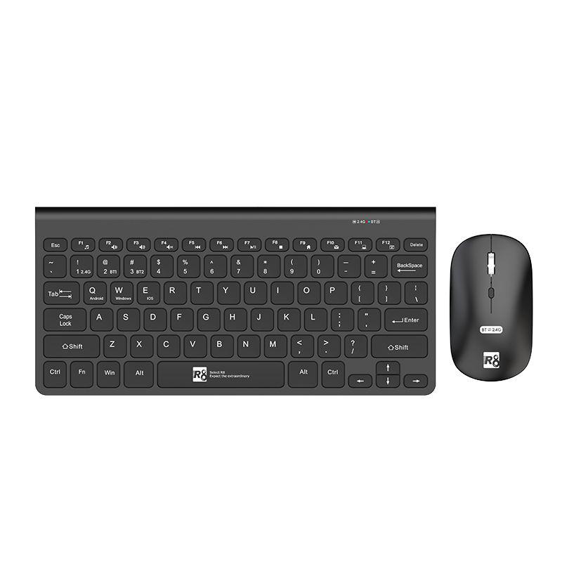 R8 GT102 Bluetooth & 2.4GHz Wireless Keyboard and Mouse Combo