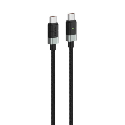 FONENG XS03 2m USB-C to USB-C Metal Head Braided Cable 240W
