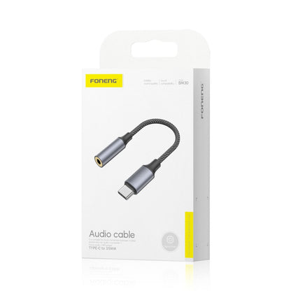 FONENG BM30 Audio Cable Type-C to Female 3.5mm