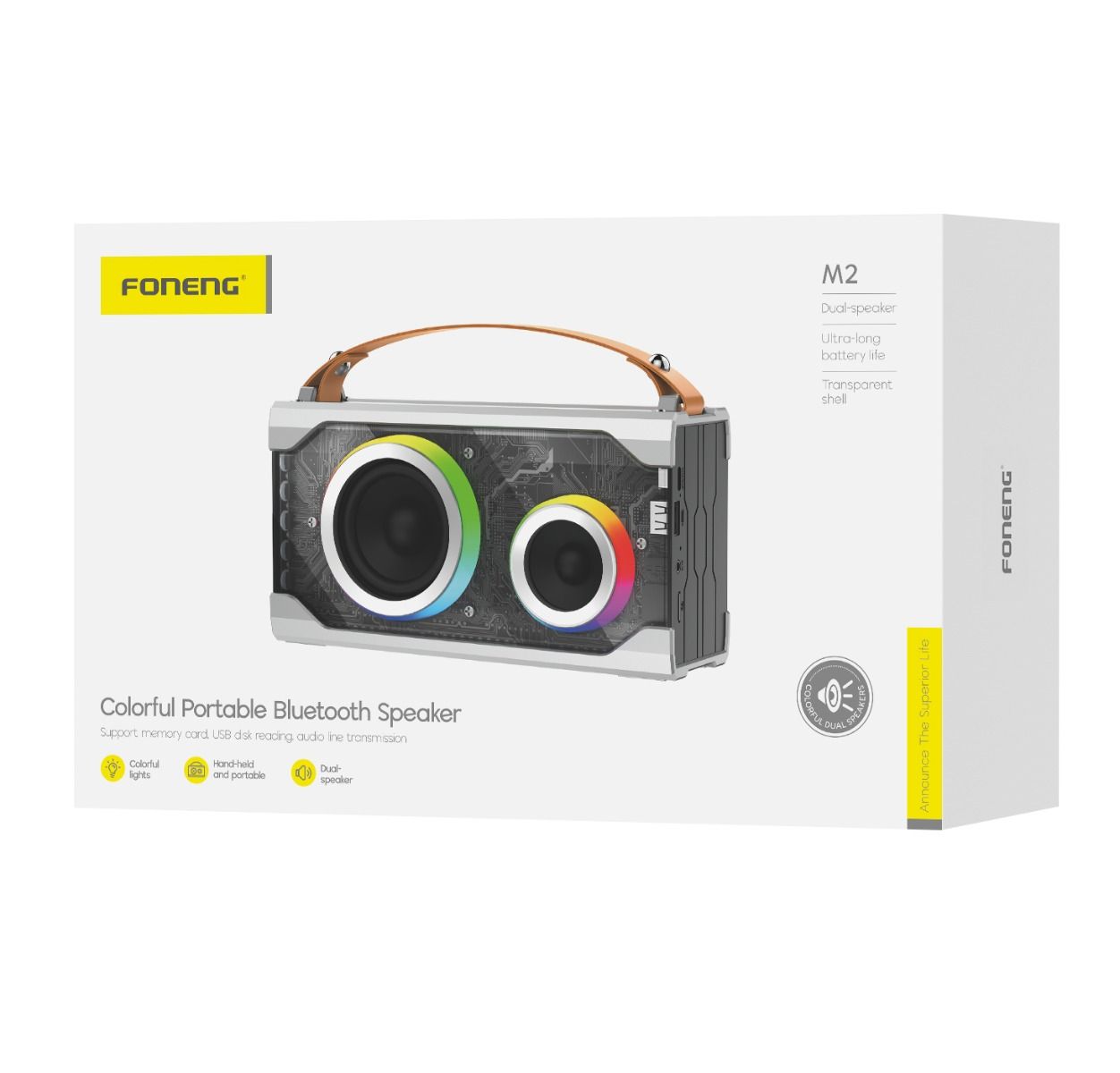 FONENG M2 Colorful Portable Bluetooth Speaker