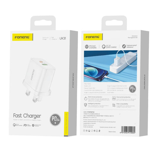FONENG UK31 Fast Charger PD20w