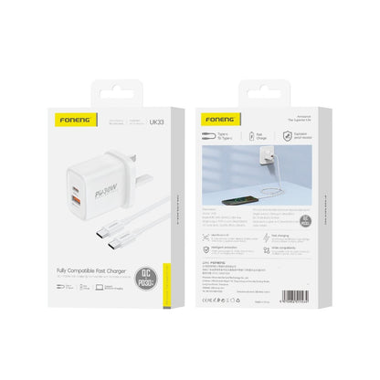 FONENG UK33 Fully Compatible Fast Charger 30w