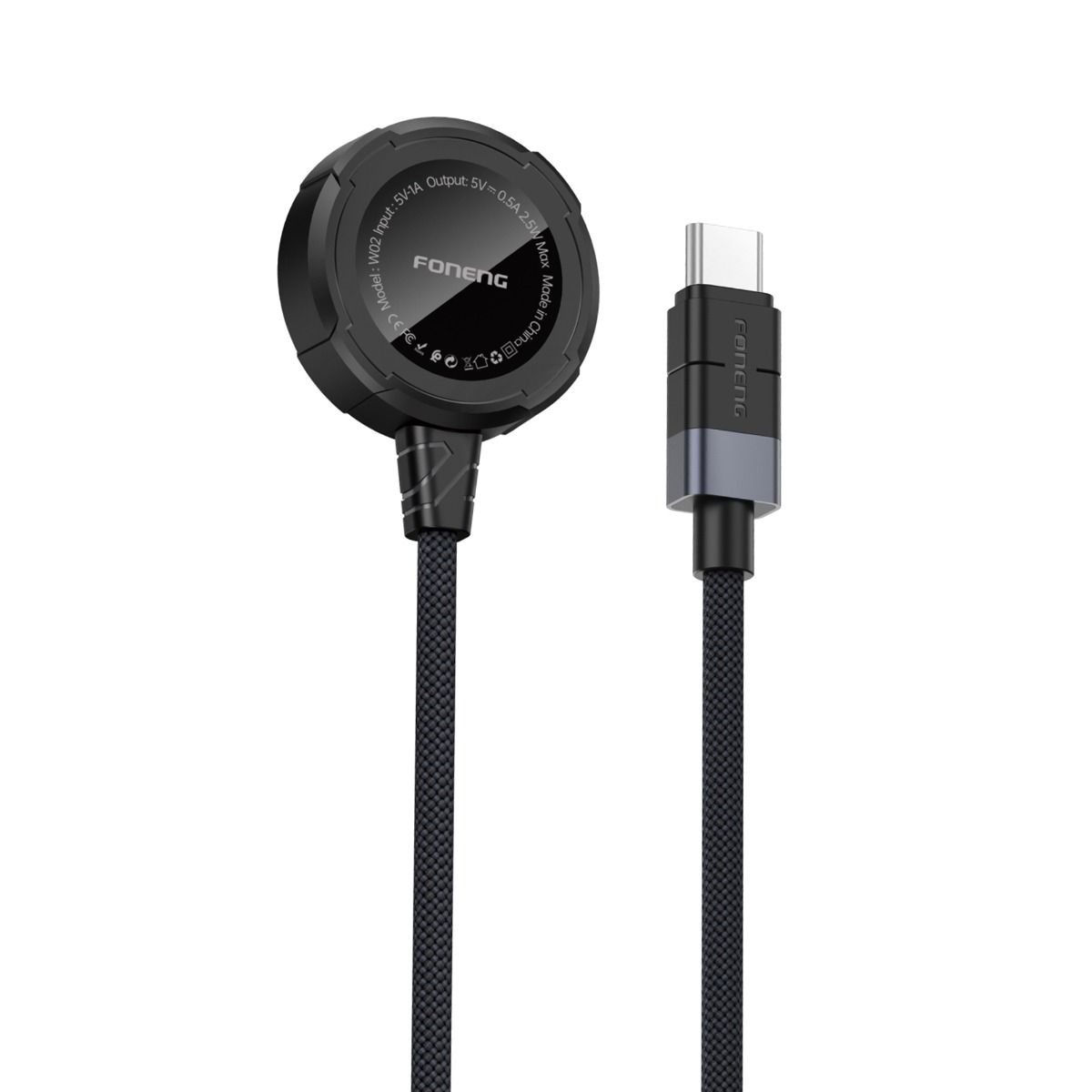 FONENG W02 Aluminum Alloy Watch Wireless Charging 2.5W