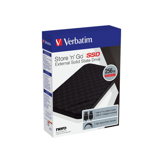 Verbaitm Store 'n' Go External SSD 256GB